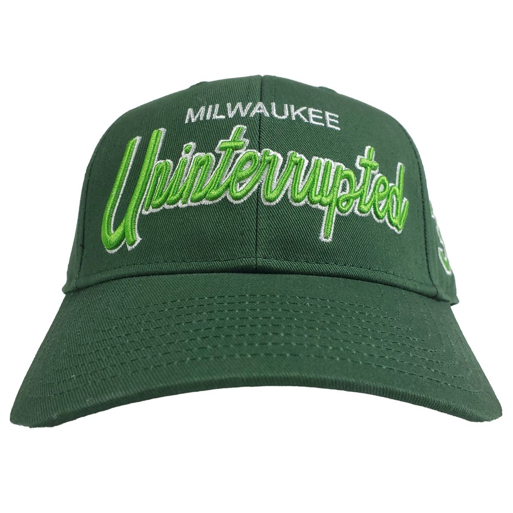 Uninterrupted Kareem Abdul-Jabbar Bucks Mitchell & Ness Pro Fit Snapback Hat New